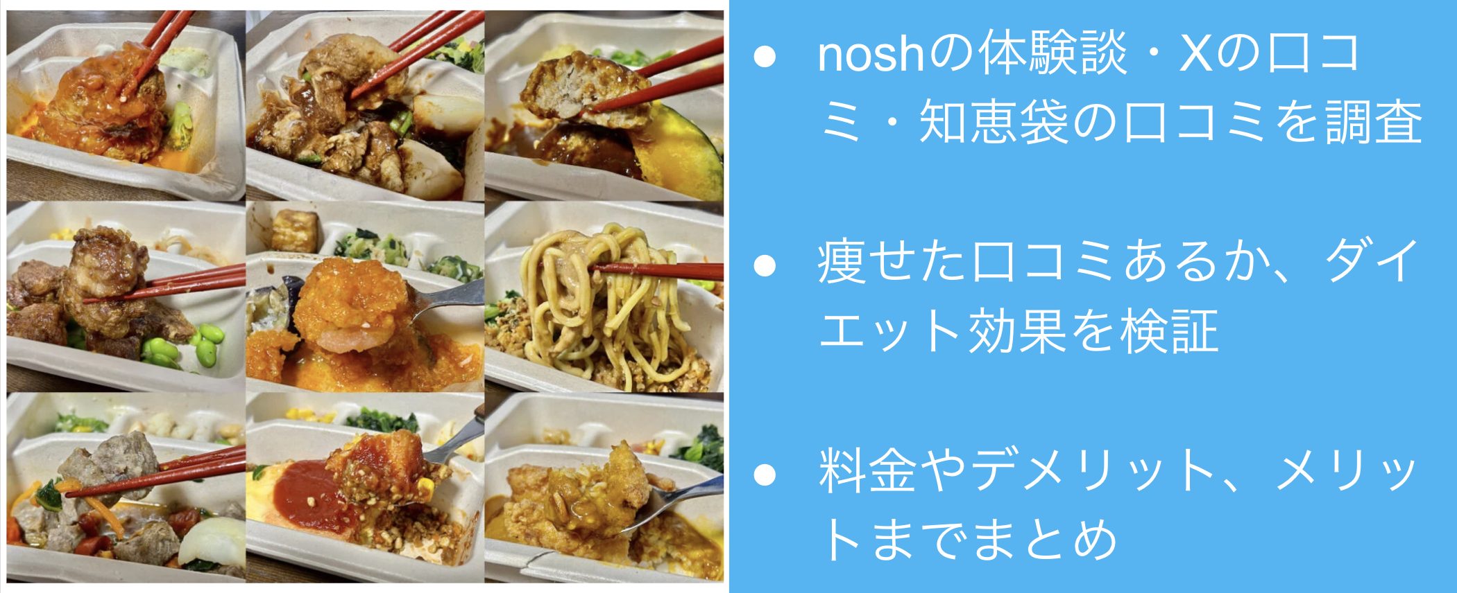 nosh口コミ