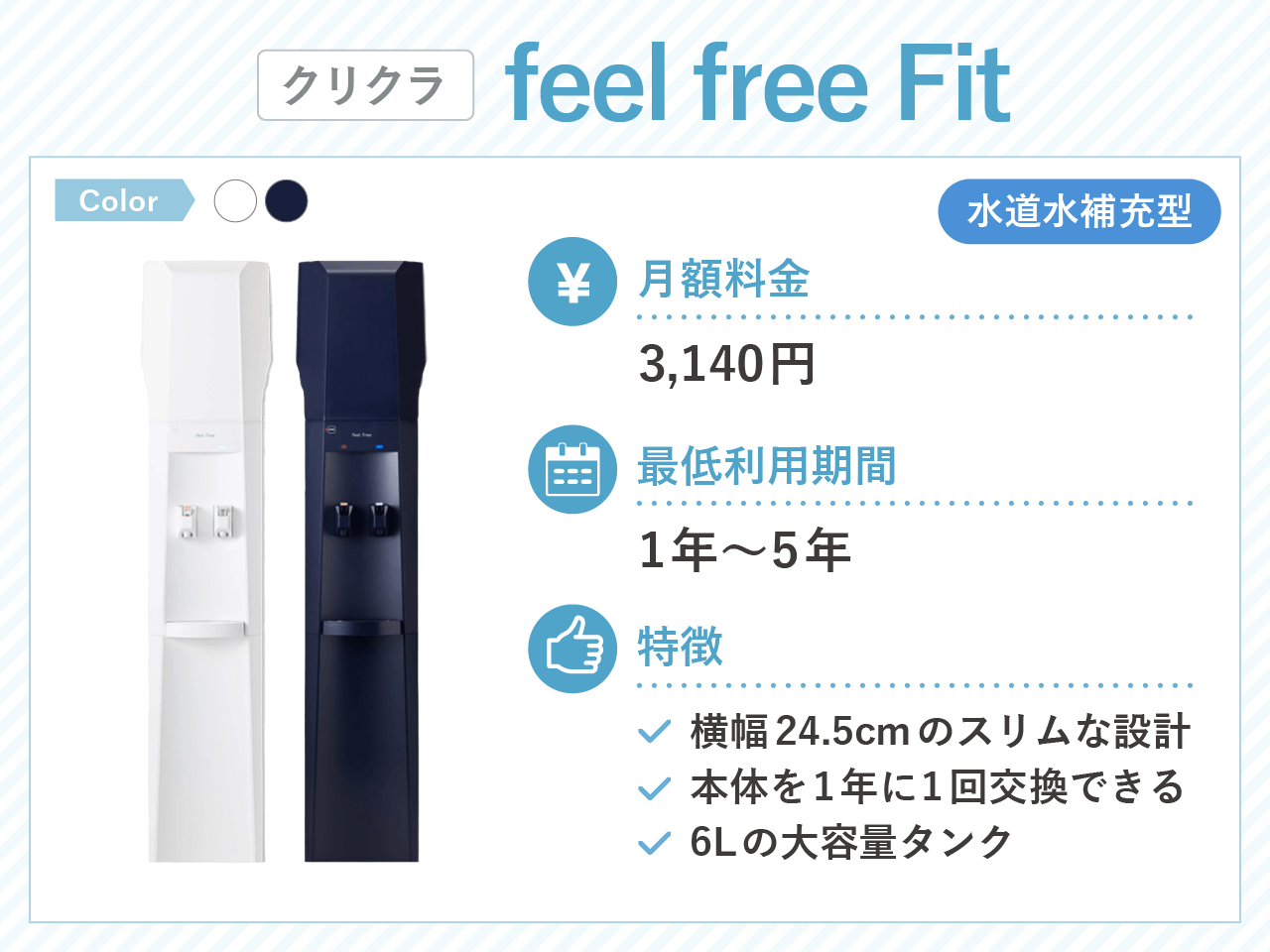 クリクラ feel free Fit