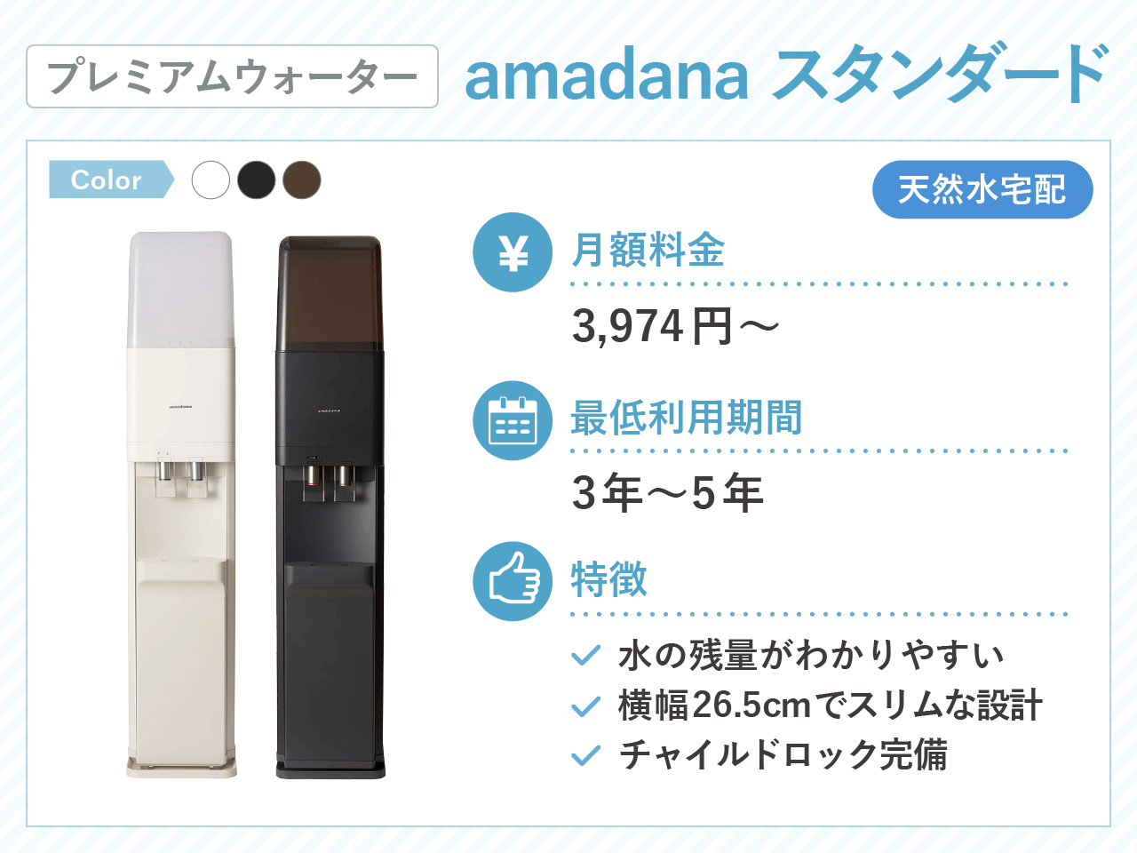 プレミアムウォーター amadana スタンダード